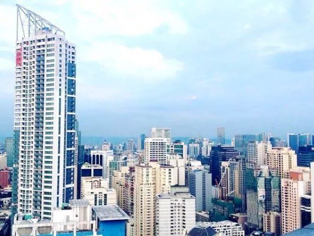 The tower among the Makati skyline